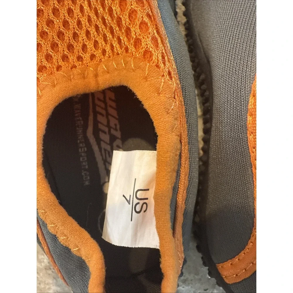 Wave Runner Sports Toddler Size 7 Water‎ Shoes Orange Gray